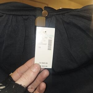Maurices Black Off-Shoulder Top